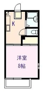 タカギハイツII【1階】の間取り