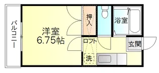 アークベース八木山【2階】の間取り