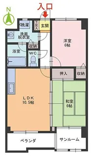 カーサ・セレッソ【4階】の間取り