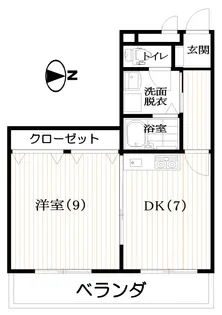サンヒルズ諏訪【1階】の間取り