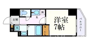 プレイズシード大曽根【6階】の間取り