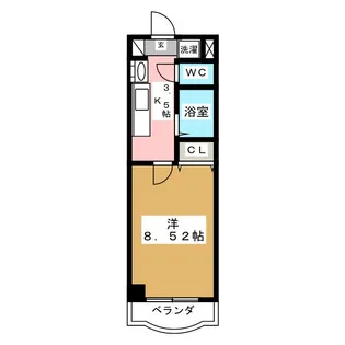 カリンマンション【3階】の間取り