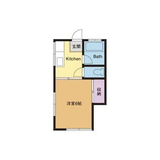 トーマアパート【2階】の間取り