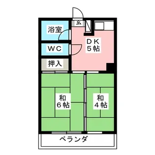 レジデンス川原【3階】の間取り