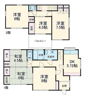 埼玉県川口市芝4【一戸建】の間取り