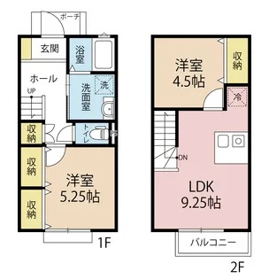PLUMERIA(プルメリア)【1階】の間取り