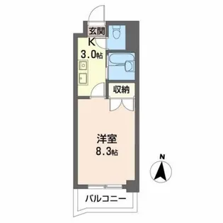 HILL CITY南光台【2階】の間取り