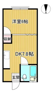 シャトー泉【2階】の間取り
