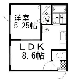 アビターレ【1階】の間取り