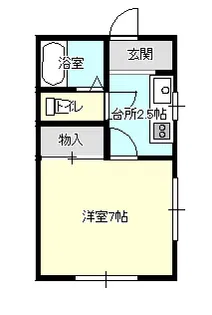 コーポナリタ【1階】の間取り