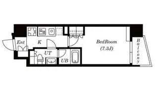 東京都港区白金6【マンション】の間取り