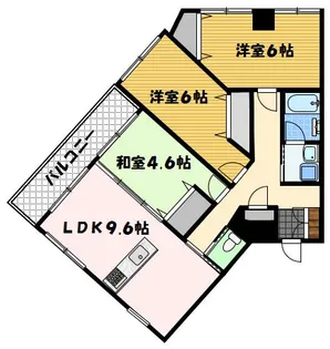 レリーフメゾン【3階】の間取り