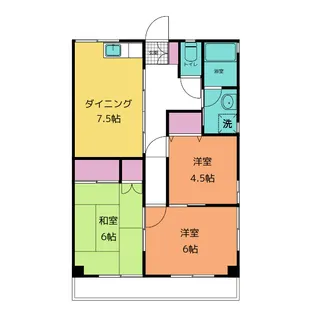 ひだまり【2階】の間取り