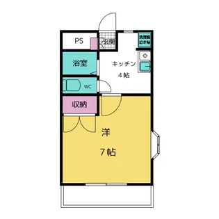 ジュネスヤマダ【1階】の間取り