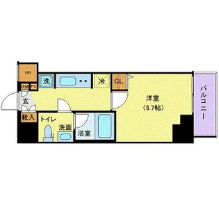 東京都足立区日ノ出町【マンション】の間取り