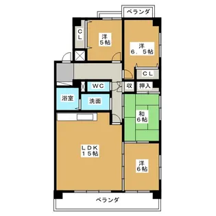 インテリジェント高間台I号館【3階】の間取り