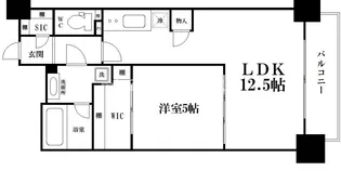 ネットフローラ梅田北【4階】の間取り