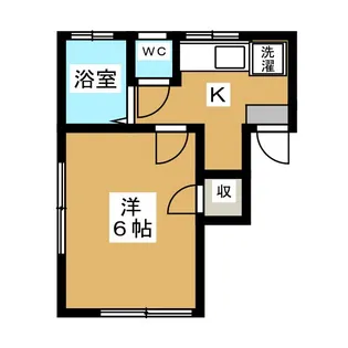 コーポ元吉【1階】の間取り