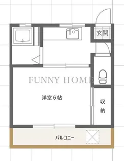 メゾンもり【2階】の間取り