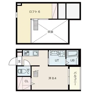Montaner【2階】の間取り