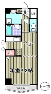 ロンディーヌII榴岡【8階】の間取り