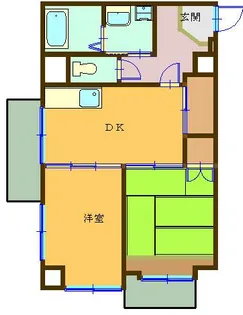 御幸ビル【3階】の間取り