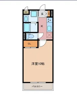フィオレンティーナ四日市【2階】の間取り