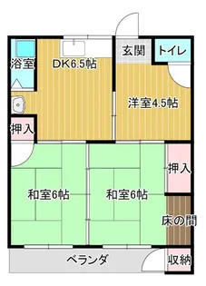 石川マンション【2階】の間取り