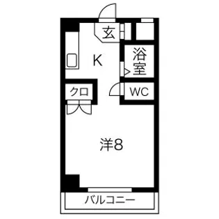 GREEN HILLS KATOH(グリーンヒルズカトウ)【6階】の間取り