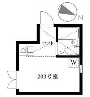 ドルチェ十条【2階】の間取り