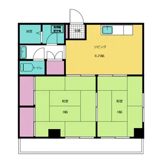 千葉県市川市高谷1【マンション】の間取り