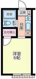 鶴川ハイツ II【2階】の間取り