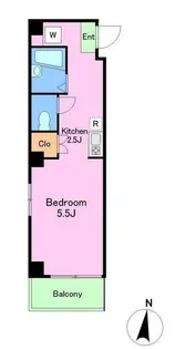 東京都墨田区江東橋2【マンション】の間取り