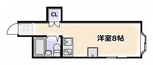 シティーアーク日本橋【2階】の間取り