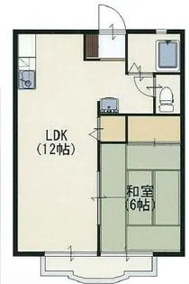 東京都日野市多摩平3【アパート】の間取り