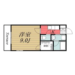 千葉県成田市土屋【アパート】の間取り
