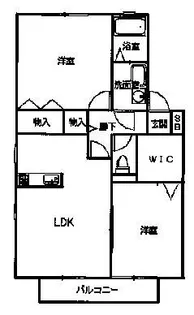 セジュールA【1階】の間取り