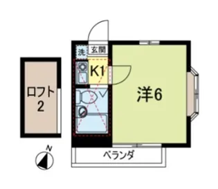 ニューハイム【2階】の間取り