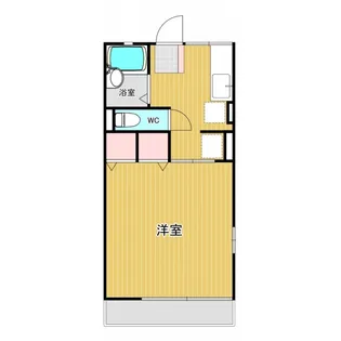 CHハッピーハイツ【1階】の間取り