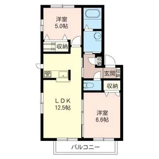 欅(けやき)【2階】の間取り