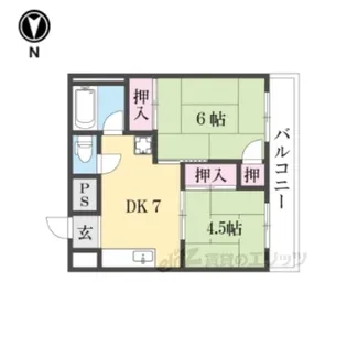 新栄マンション【2階】の間取り