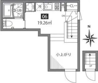 四谷アパートメントW【2階】の間取り