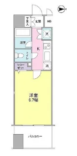 プロスペクト・グラーサ広尾【7階】の間取り