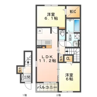ティエラ ボニート A【2階】の間取り