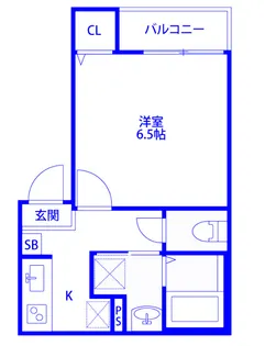 ルミナス西堀【1階】の間取り