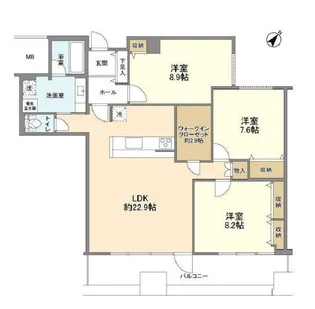 渋谷プロパティータワー【13階】の間取り