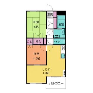 レジデンス瓦【1階】の間取り