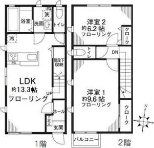 埼玉県さいたま市西区大字指扇【一戸建】の間取り