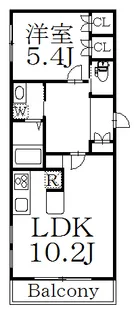 東京都中野区野方1【マンション】の間取り
