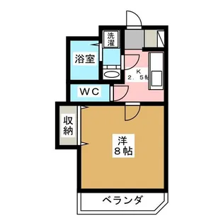 マリーン・ラ・セーヌ【1階】の間取り